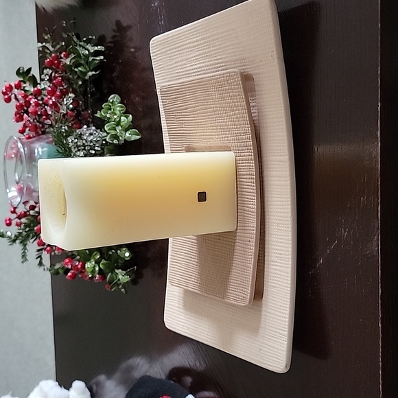 Partylite Linen Pillar holders - Picture 1 of 4